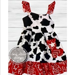 Cow Print Dress